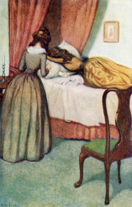 Ilustração para Senso e Sensibilidade por Jane Austen de Arthur Wallis Mills