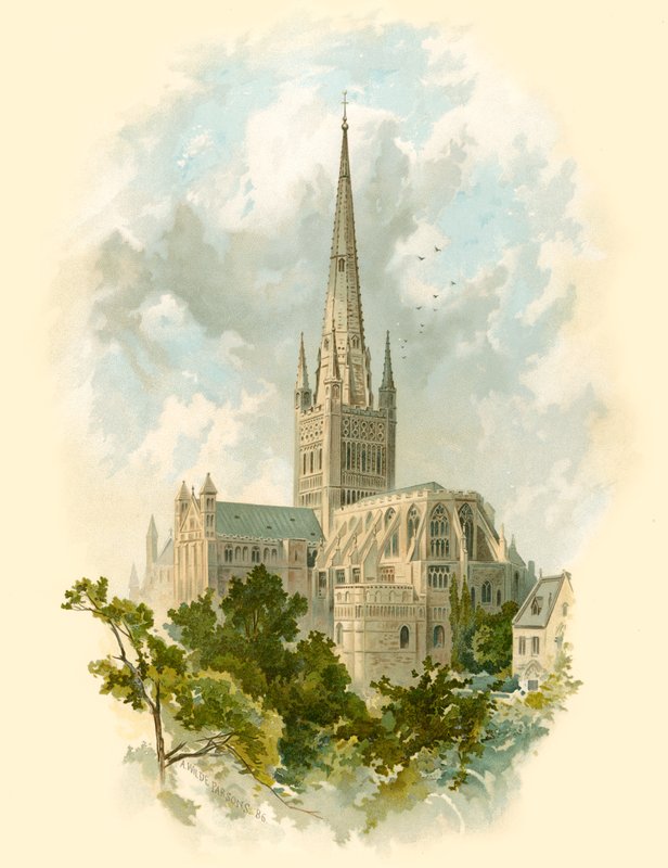 Catedral de Norwich, sudeste de Arthur Wilde Parsons