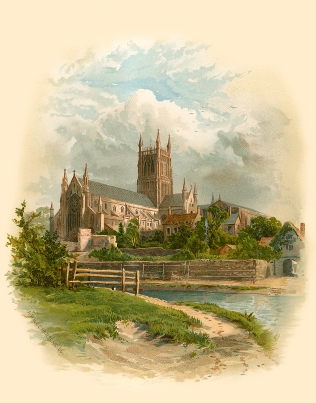 Catedral de Worcester, nordeste de Arthur Wilde Parsons