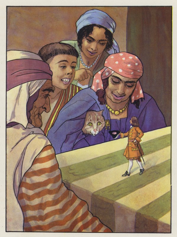Ilustração para viagens de Gullivers por Jonathan Swift de Artus Scheiner