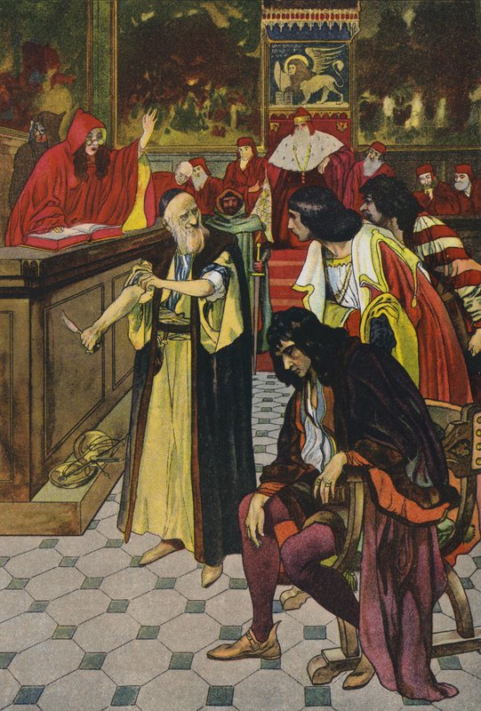 William Shakespeare, o comerciante de Veneza de Artus Scheiner