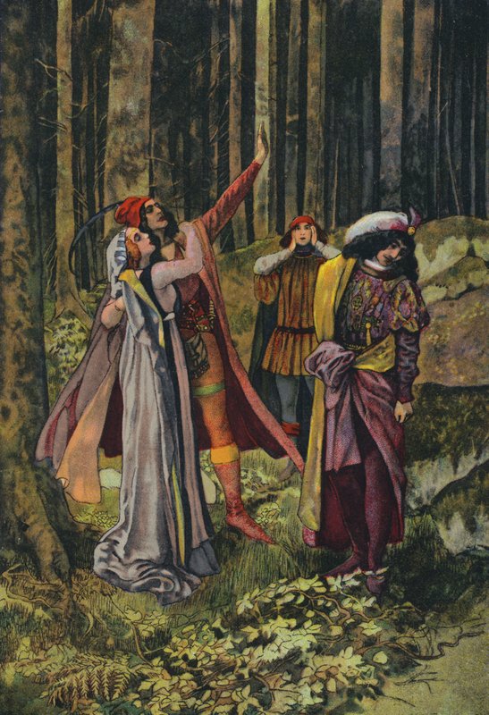 William Shakespeare, o cavalheiro dois de Verona de Artus Scheiner
