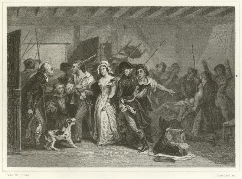 A morte de Marat de Ary Scheffer