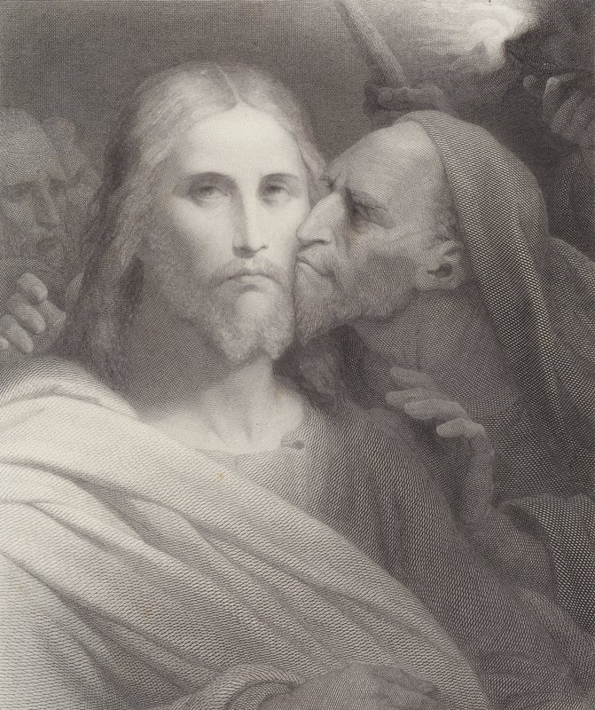 O beijo de Judas de Ary Scheffer