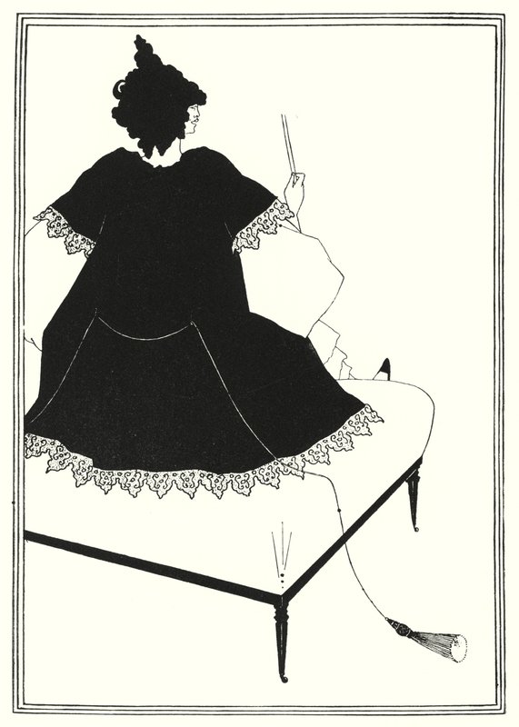 Salomé em Settle de Aubrey Beardsley