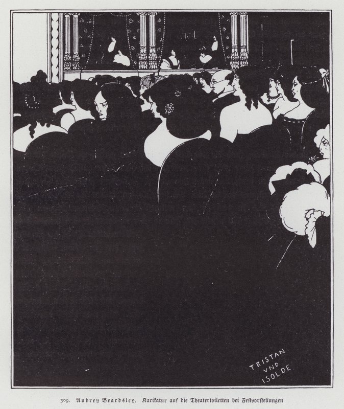 Os Wagneritas, 1894 de Aubrey Beardsley