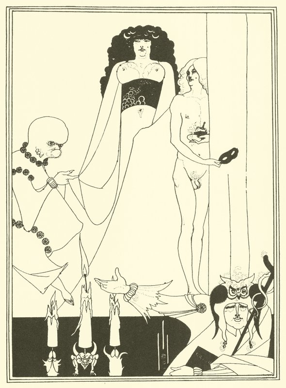 Herodíades (litografia) de Aubrey (after) Beardsley