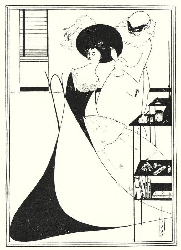 A Toilette de Salomé (gravura) de Aubrey (after) Beardsley