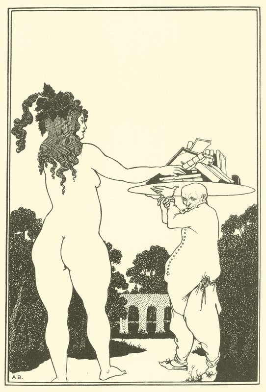 Prato de livro de Aubrey Beardsley