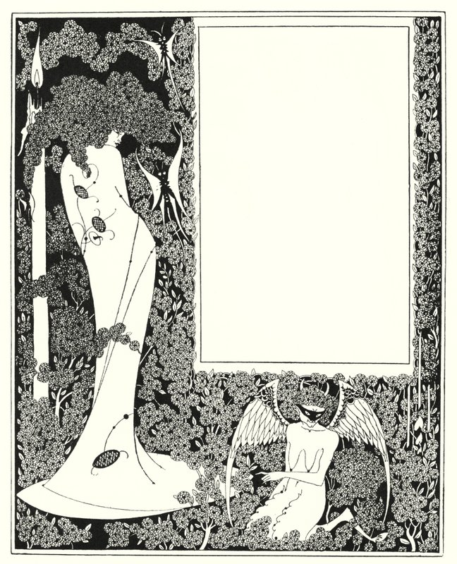 Design de bordas de conteúdo de Aubrey Beardsley