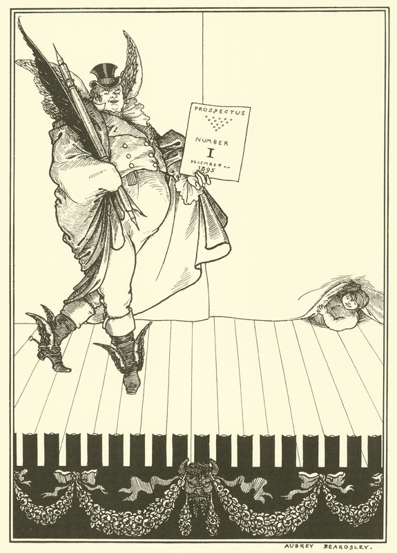 Prospecto de design do Savoy de Aubrey Beardsley