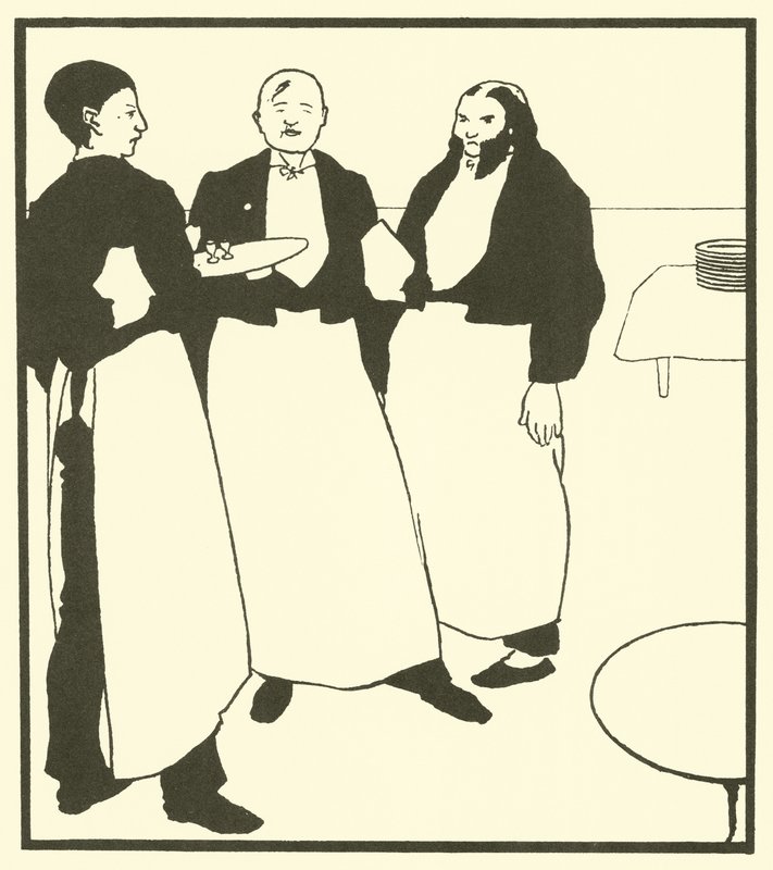 Meninos do café de Aubrey Beardsley