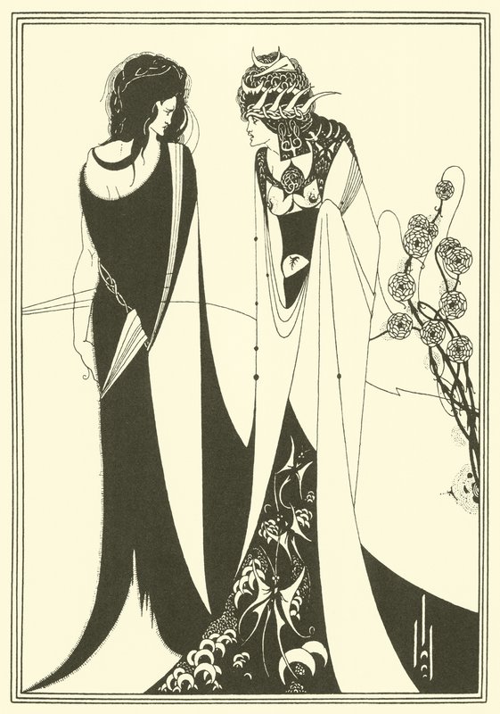 João e Salomé de Aubrey Beardsley