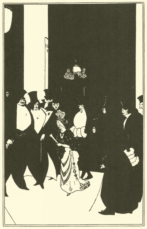 Lady Golds Escort de Aubrey Beardsley