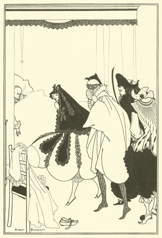 A morte do pierrô de Aubrey Beardsley