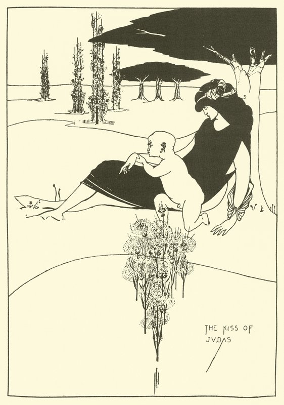 O beijo de Judas de Aubrey Beardsley