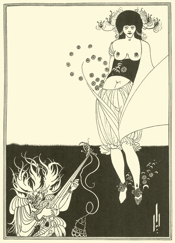 A dança do estômago de Aubrey Beardsley