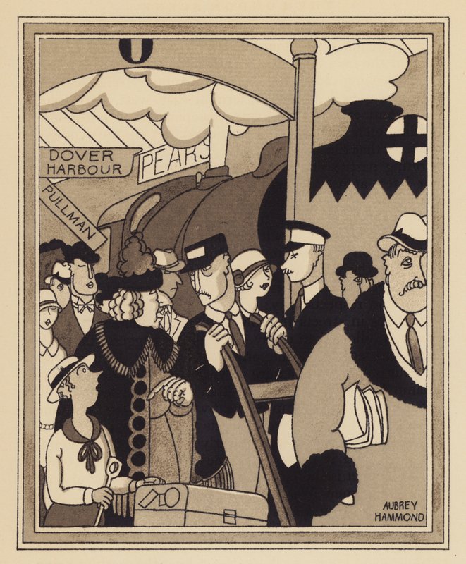 Um terminal ferroviário de Londres (litho) de Aubrey Hammond