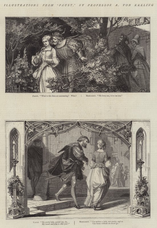 Ilustrações de Faust de August von Kreling
