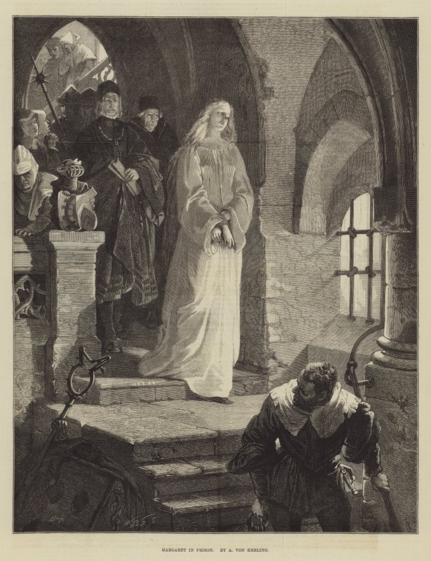 Margaret na prisão de August von Kreling