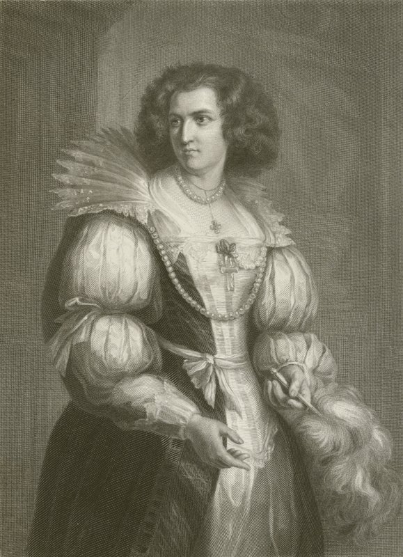 Condessa Terzky (gravura) de August Friedrich Pecht