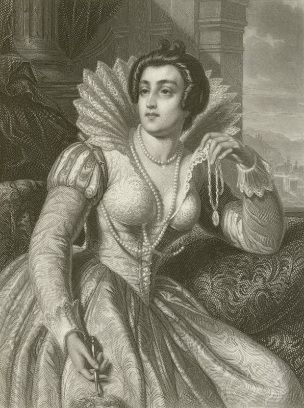Julia Imperiali (gravura) de August Friedrich Pecht