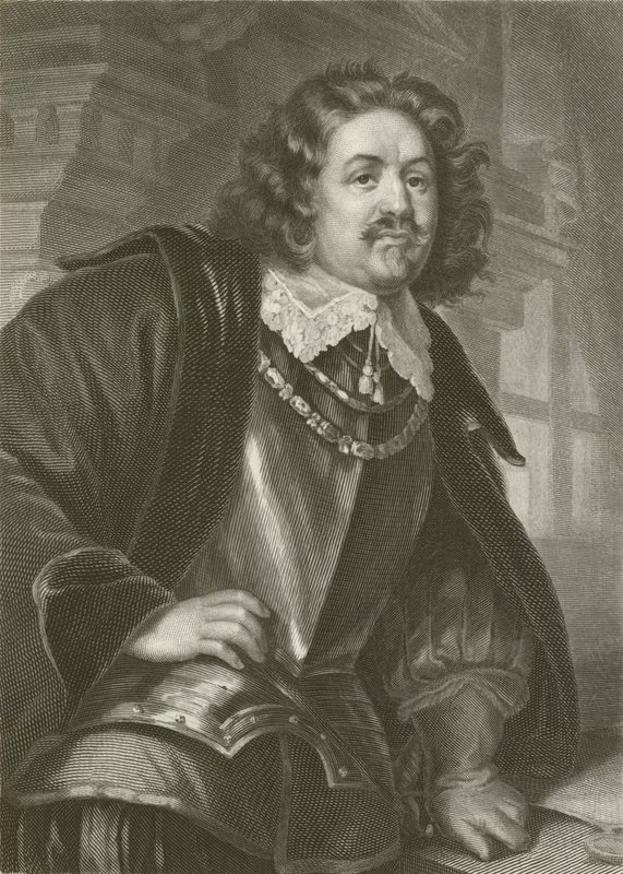 Octavio Piccolomini (gravura) de August Friedrich Pecht