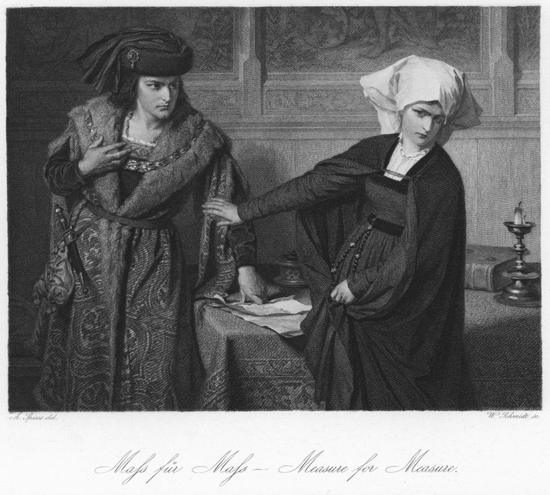Cena da medida por medida de August Spiess