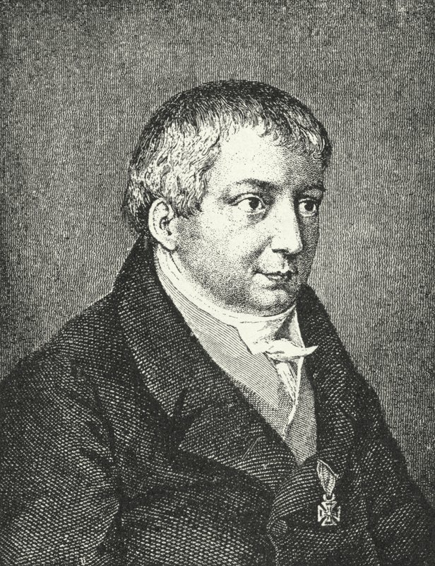 Friedrich Schlegel, poeta alemão (gravura) de Augusta von Buttlar