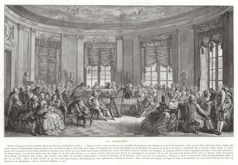 O concerto de Augustin de Saint Aubin