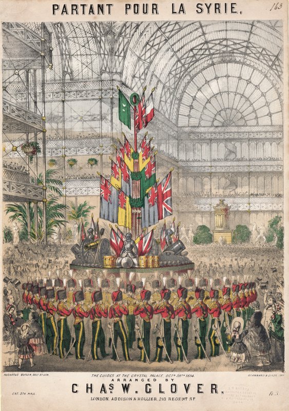 Deixando para a Síria. Palácio de Cristal, 28 de outubro de 1854 de Augustus Butler