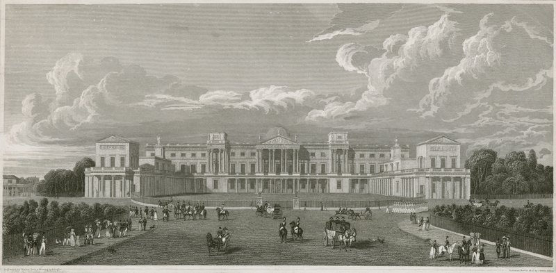 Palácio de Buckingham de Augustus Charles Pugin