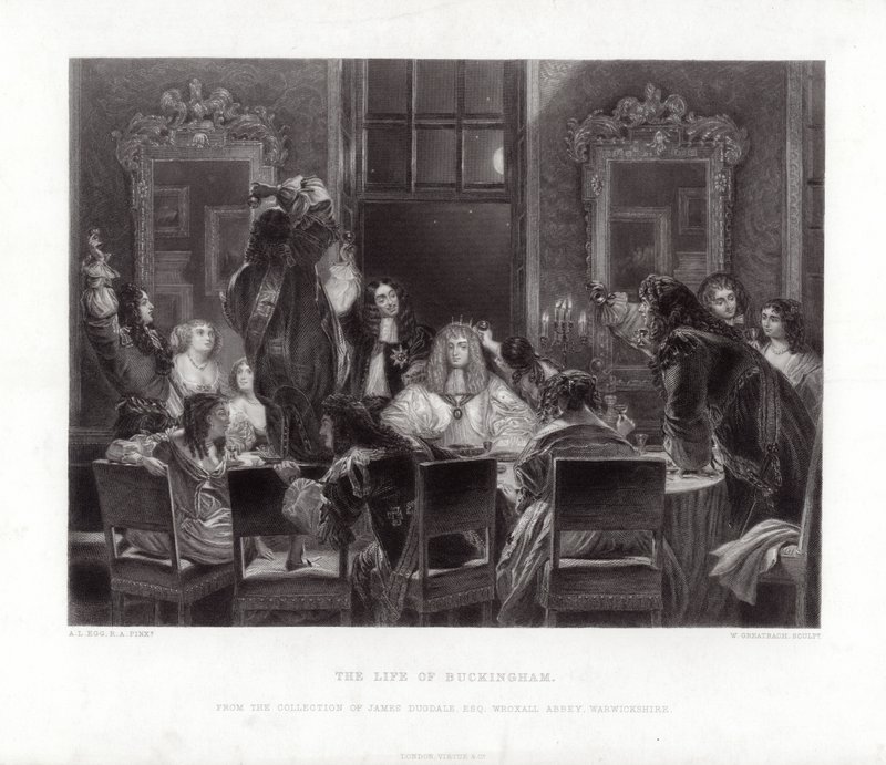 George Villiers, duque de Buckingham de Augustus Leopold Egg
