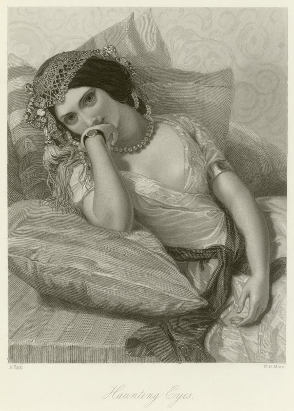 Olhos assombrados de Augustus Leopold Egg