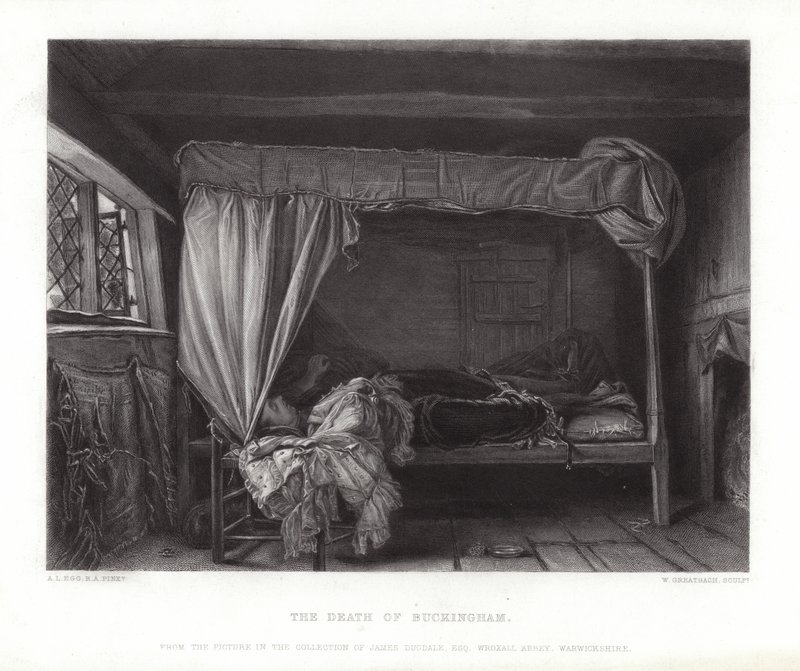 A morte de Buckingham de Augustus Leopold Egg