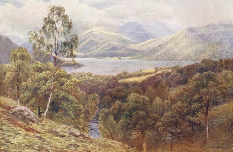 Ullswater (litografia a cores) de Augustus Watford Weedon