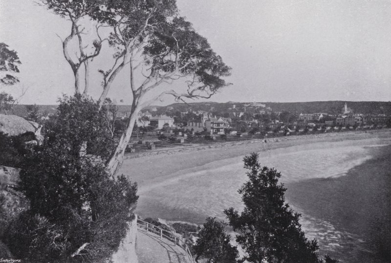 Sydney, NSW: Manly Beach (foto a p/b) de Australian Photographer