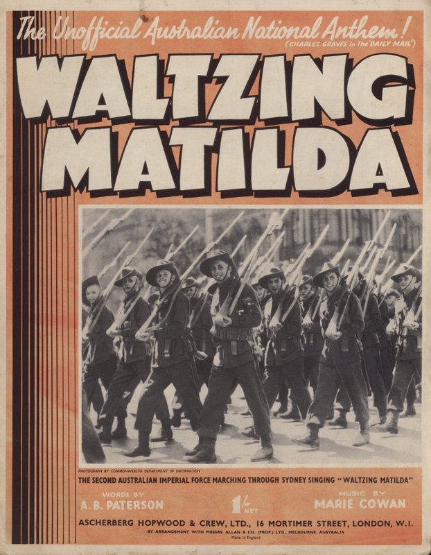 Waltzing Matilda, capa de música de Australian Photographer
