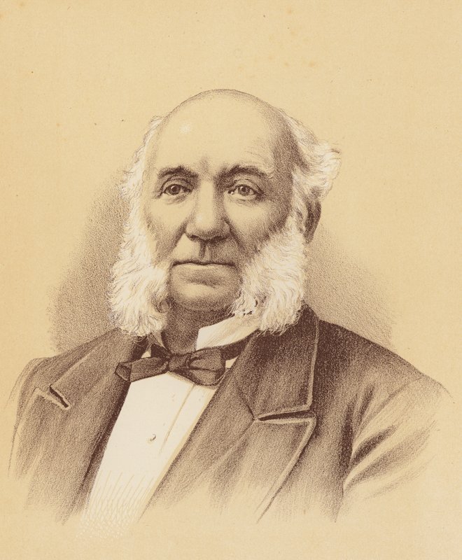 Capitão Thomas Stephenson Rowntree (litografia a cores) de Australian School