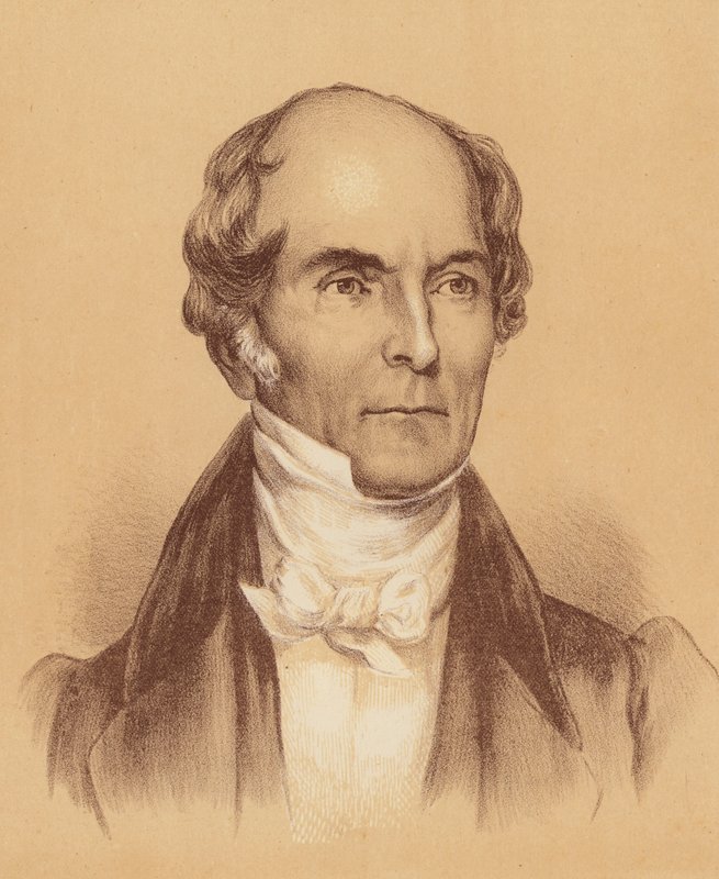 Sir Francis Forbes, primeiro presidente do Supremo Tribunal de Nova Gales do Sul (litografia a cores) de Australian School