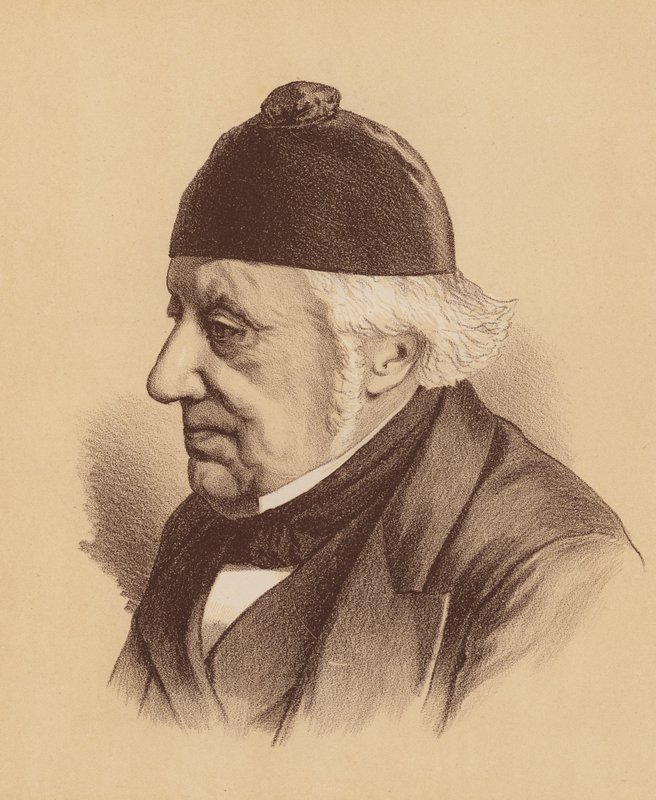 Sir William Westbrooke Burton, antigo juiz do Supremo Tribunal, Nova Gales do Sul (litografia a cores) de Australian School