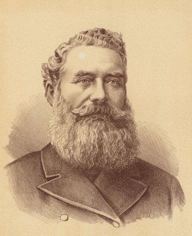 O ilustre James White (litografia a cores) de Australian School