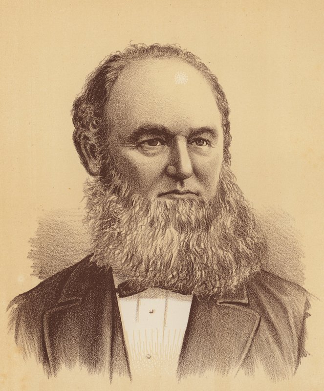 O ilustre John Marks (litografia a cores) de Australian School