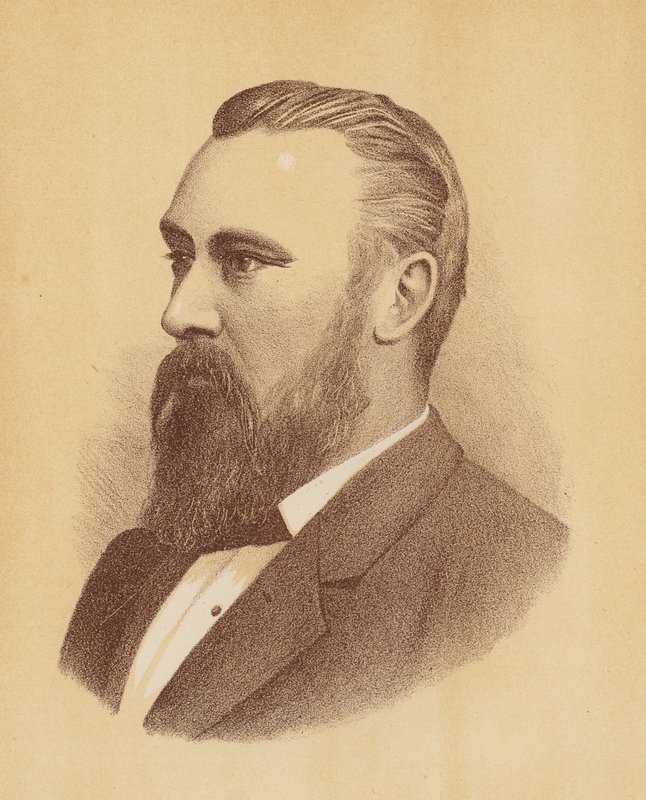 William John Lyne (litografia a cores) de Australian School