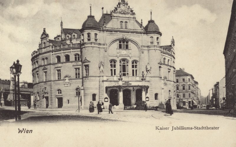 Teatro Cívico do Imperador Jubileu, Viena de Austrian Photographer
