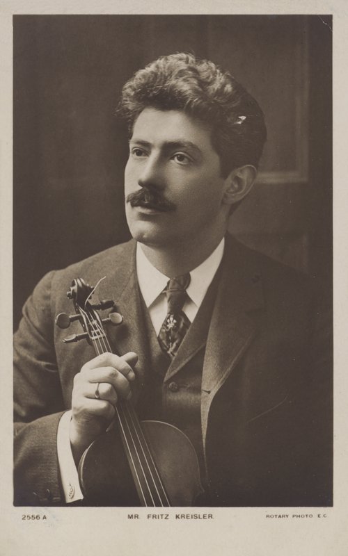 Fritz Kreisler, violinista e compositor austríaco de Austrian Photographer
