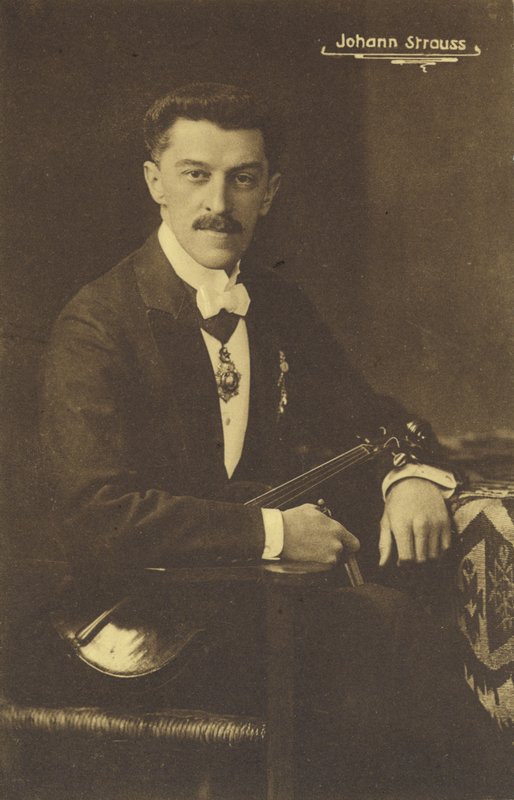 Retrato de Johann Strauss III de Austrian Photographer