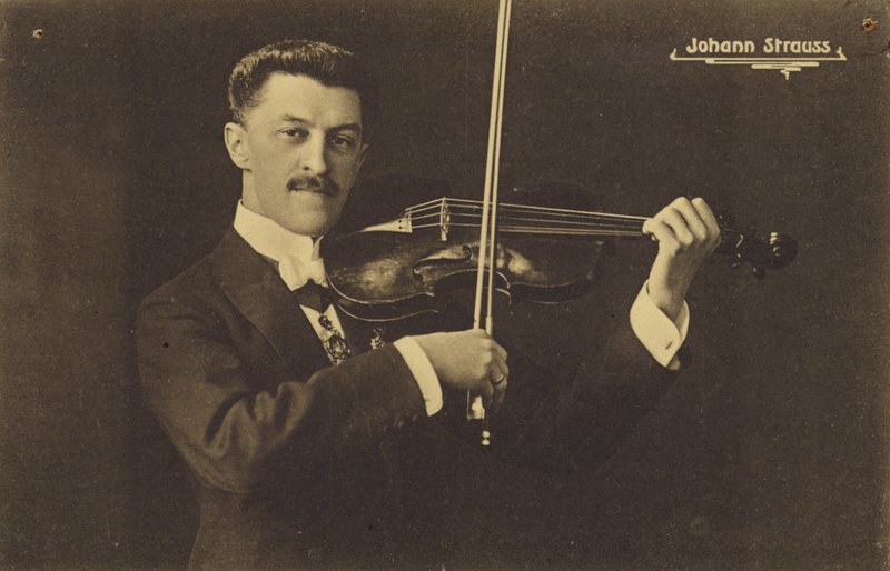 Retrato de Johann Strauss III de Austrian Photographer
