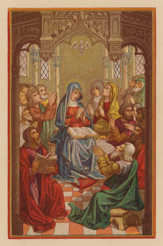 Advento do Espírito Santo (cromólito) de Austrian School