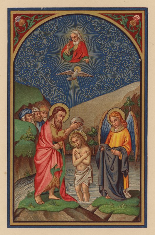 Batismo D N J Chr (cromólito) de Austrian School
